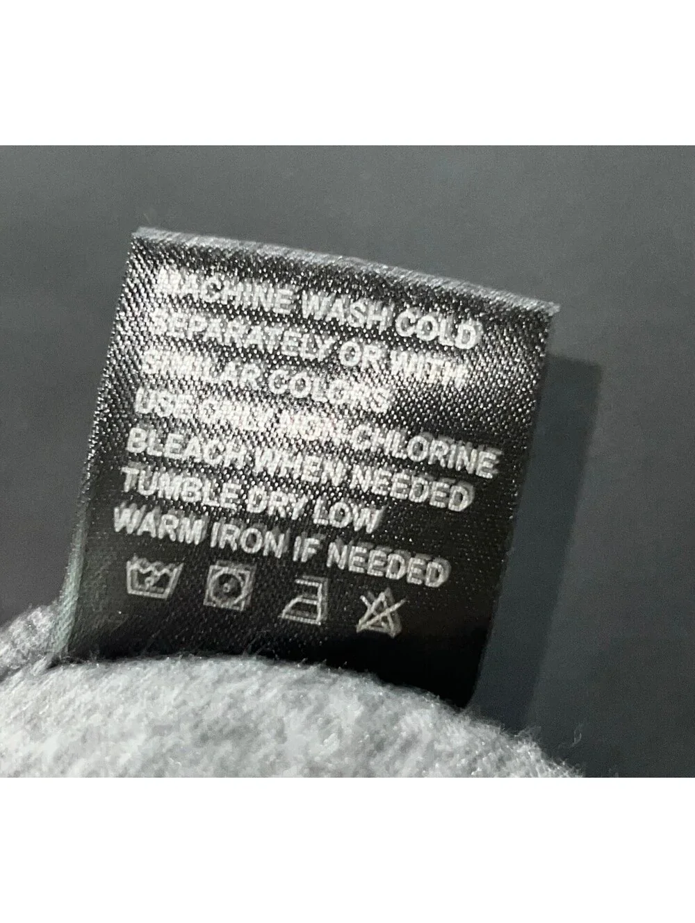 Black Bison Men's Zip Up Hoodie - Heather Gray Size L